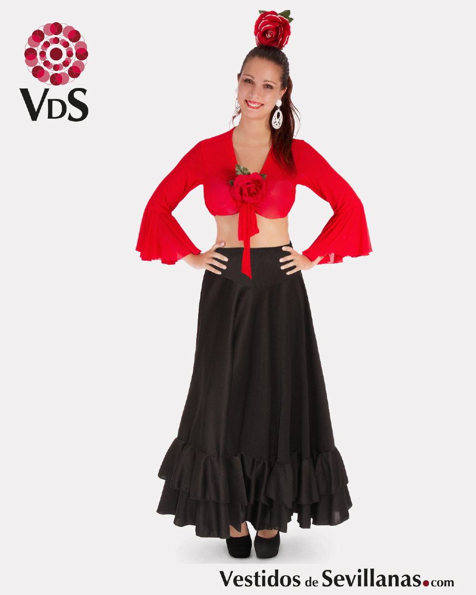 Falda baile flamenco - Trajes de flamenca - Imagen de propiedad intelectual y autor - VdS@All Rigths Reserved