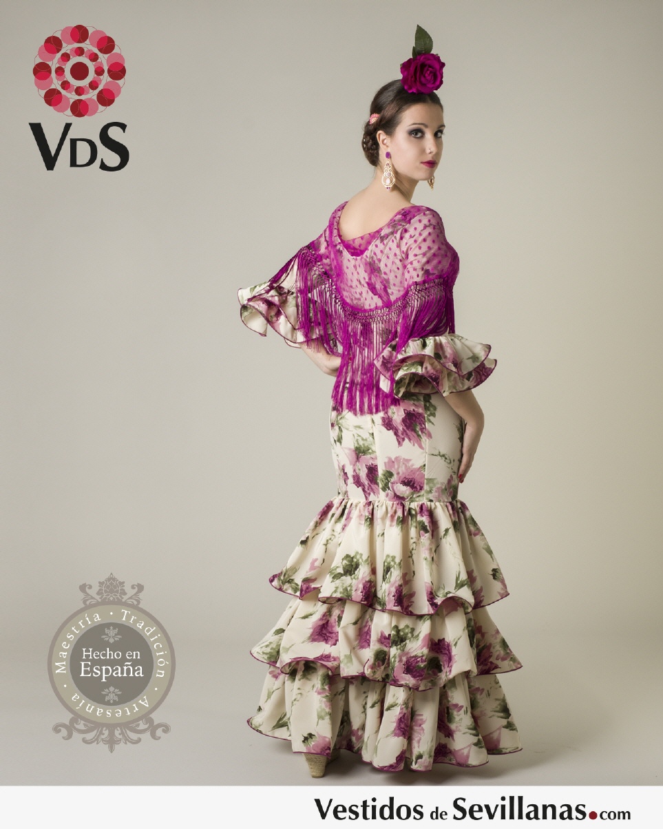 Traje de Flamenca ROCIERO (T.40)_3col