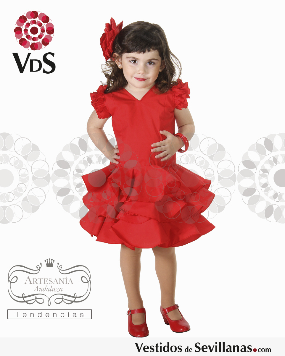 Trajes de flamenca rojos