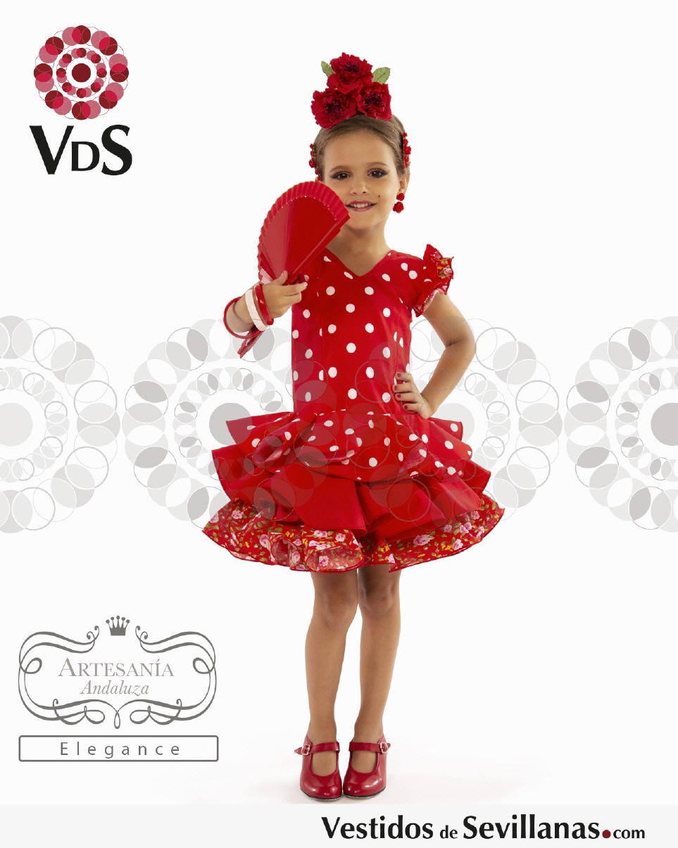 Traje de Flamenca FERIA Corto (T.0)_3col