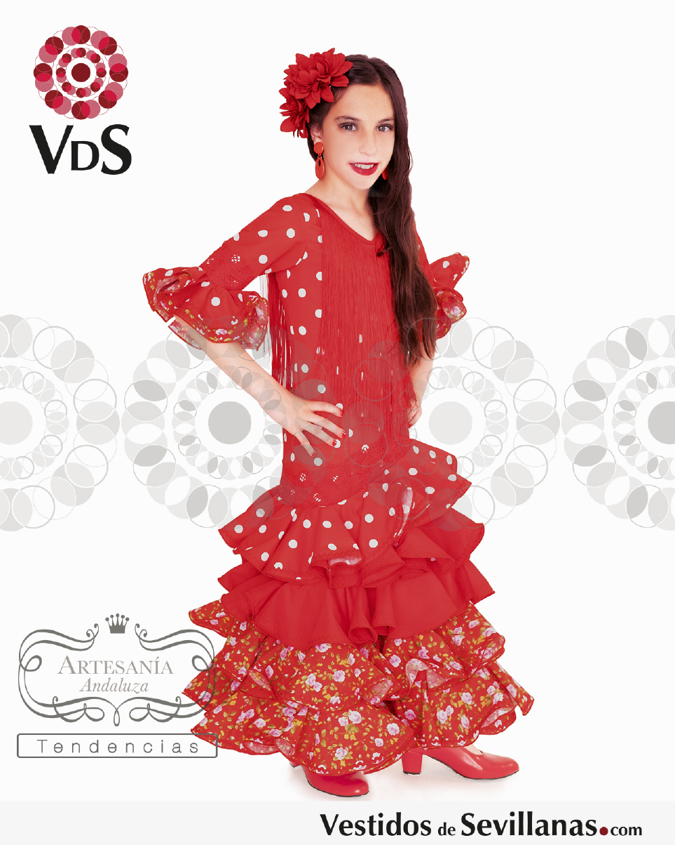 Trajes de flamenca ni&ntilde;a aires de feria