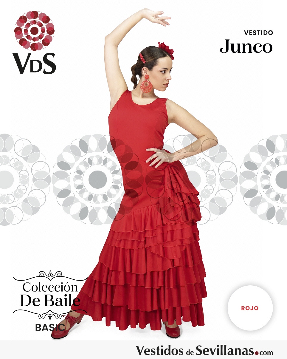Traje de baile JUNCO (6 Volantes)_3col